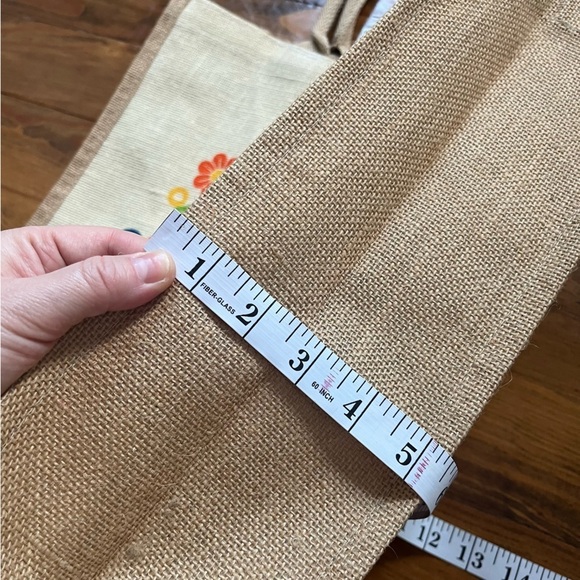 Mexico Jute Tote Bag‎ – Colorful Otomi-Inspired Tree Design - Picture 11 of 15